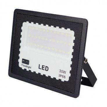 FAB 147490309 | Proyector Zircon 30w 4000k Negro 3000lm  120º 11,5x14x2,3 Cm Ip66