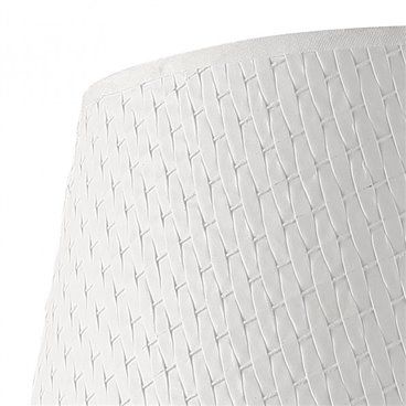 FAB 151553075 | Lampara Crasas 3xe14 Blanco/oro Regx49x49 Cm