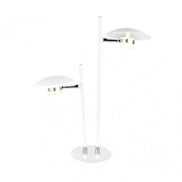 FAB 153672074 | Sobremesa Ciudad Del Cabo 2l 12w 4000k Blanc/plata 52x32x15 Cm 1080 Lm Dirigible Y Orientable