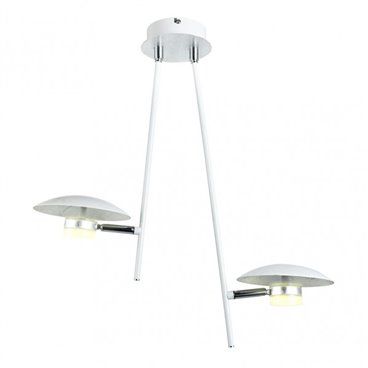 FAB 153692074 | Colgante Ciudad Del Cabo 2l  12w 4000k Blanco/plata  1080 Lm 52x49x15 Cm Dirigible Y Orientable