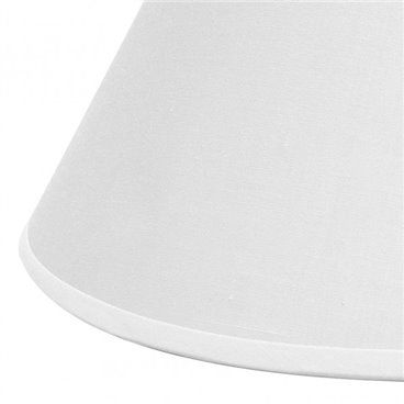 FAB 157322501 | Pantalla Clara E27 Blanca 25dx11dx16h Conica Cerrada