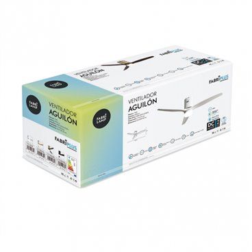Ventilador de Teto DC Aguilon Branco 18W 3 Lâminas Brancas