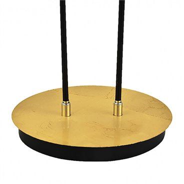FAB 153672016 | Sobremesa Ciudad Del Cabo 2l 12w 4000k Negro/oro 52x32x15 Cm 1080 Lm Dirigible Y Orientable