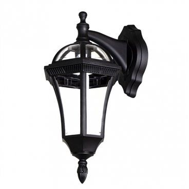 FAB 126161009 | Aplique Exterior Comino 1xe27 Negro Ip44 Policarbonato 41,1x17x6x23,8 Cm