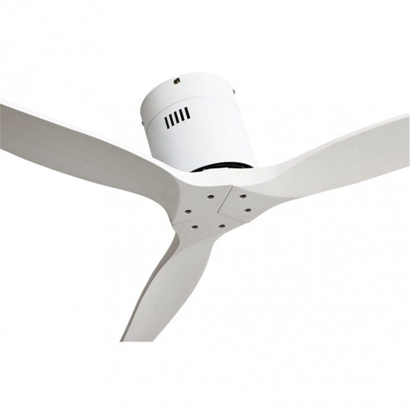 FAB 128290301 | Ventilador Dc Aguilon Blanco 3 Aspas Blancas 5 Velocidades Sin Luz Remoto Y Temporiz.132d