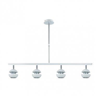 FAB 142054001 | Colgante Beethoven Blanco/plata 4xgu10