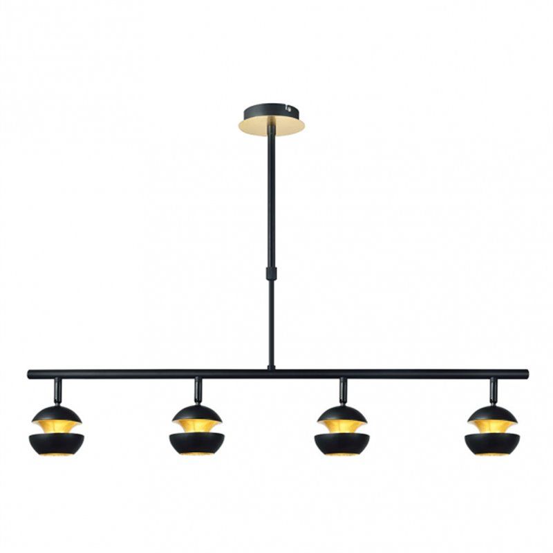 FAB 142054009 | Colgante Beethoven Negro/oro 4xgu10