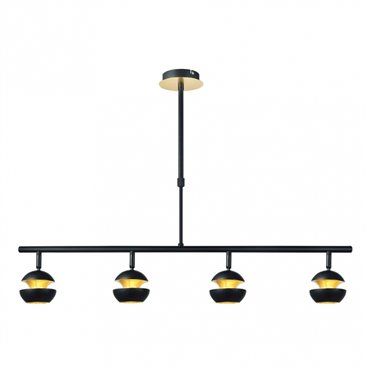 FAB 142054009 | Colgante Beethoven Negro/oro 4xgu10