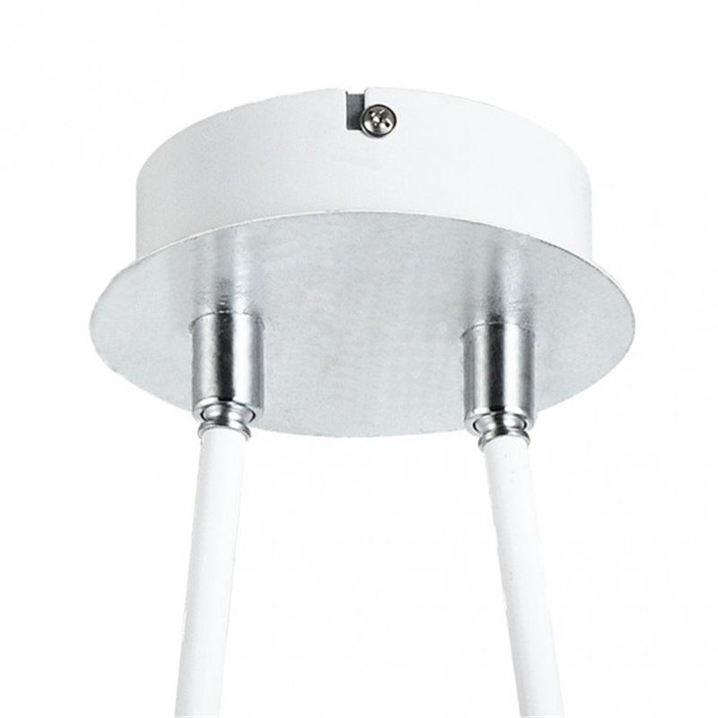 FAB 153692074 | Colgante Ciudad Del Cabo 2l  12w 4000k Blanco/plata  1080 Lm 52x49x15 Cm Dirigible Y Orientable