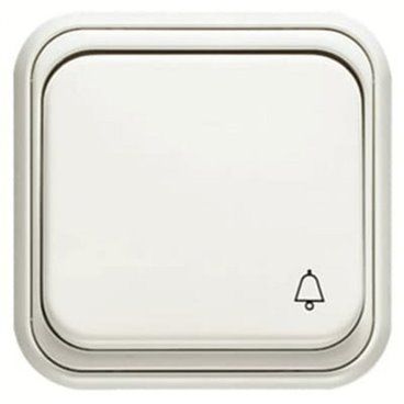 NIESSEN 1504 BL | Pulsador campana Over blanco