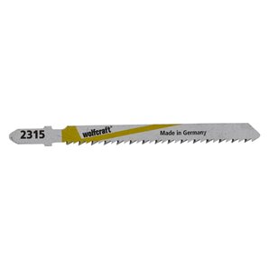 PACK 2 HOJAS DE SIERRA DE CALAR VÁSTAGO EN T HSS 75MM . USO: TARIMA PARA TERRAZAS, MADERA CONTRACHAPADA, ENCIMERAS DE COCINA, EN