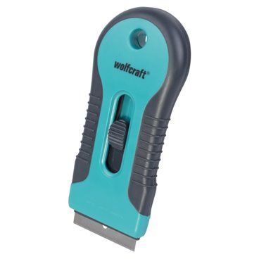 RASCADOR DE PLÁSTICO BICOMPONENTE. PARA LA LIMPIEZA DE SUPERFICIES LISAS.ANTIDESTIZANTE CON MANGO ERGONÓMICO. CAMBIO DE CUCHILLA