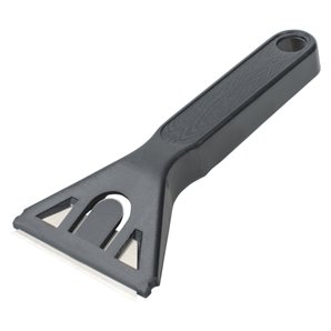 RASCADOR DE PLÁSTICO. PARA LIMPIAR SUPERFICIES LISAS. CUCHILLA DE ACERO INOXIDABLE DE 61 MM DE ANCHO. IDEAL PARA ELIMINAR RESTOS