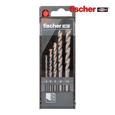 Pack 5 brocas percusion s 4/5/6/8/10   543025 fischer