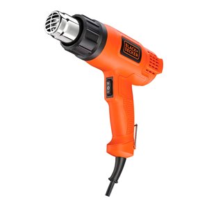 DECAPADOR TÉRMICO 1.750 W BLACK+DECKER. TEMPERATURA DE FUNCIONAMIENTO 400-600ºC Y CAUDAL DE AIRE 570-740L/MIN.
