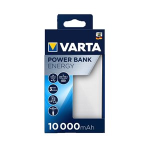 Energia do banco de potência 10.000mah Varta 100 240v 73x15x138mm