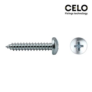 Caja 100 uni. tornillo chapa alomada philips din/ref 7981 4,8x70 zincado celo