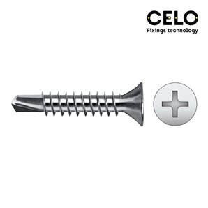 Caja 250 uni. punta broca avellanada philips din/ref 7504p 4,8x32 zincado celo