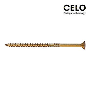 CAJA 100 UNI. TORNILLO MAD. AVELL. PZ R/PARC DIN/REF VLOXP 6x80 BICROM. + LUBR. CELO