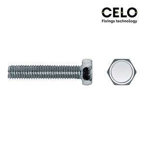 CAJA 100 UNI. TORNILLO MÉTRICA HEXAGONAL DIN/REF 933 8x35 ZINCADO CELO