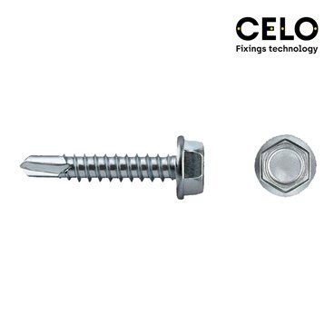 Caja 250 uni. punta broca hexagonal din/ref 7504k 5,5x50 zinc. celo