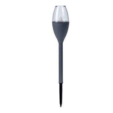 SET 3 LAMPARAS SOLARES COLOR GRIS 21 X 8 X 31CM