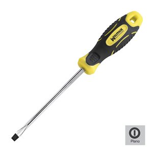 Chave de fenda bimatéria com boca estampada 5x125 mm.