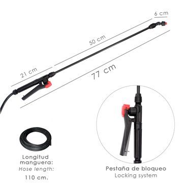 Sulfatadora Manual 16 Litros, Pulverizador Presion Previa, Mochila De Presion, Pulverizador Espalda, Mochila Pulverizador,