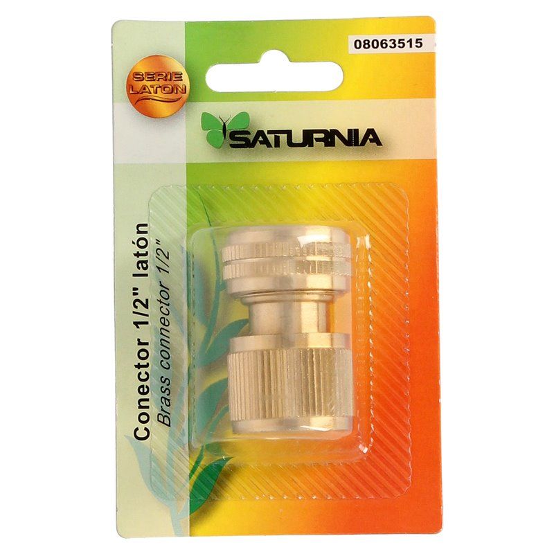 Conector de mangueira de latão 1/2"