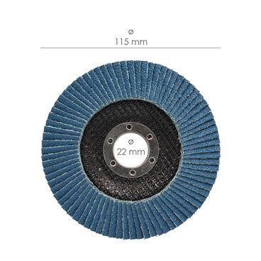 Disco Folha de Lixa Zircónio 115x22 mm. grão 40