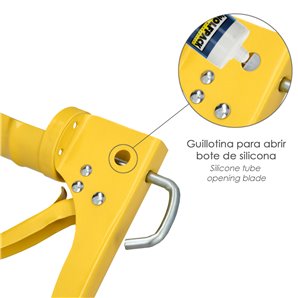 Arma de silicone amarela 2