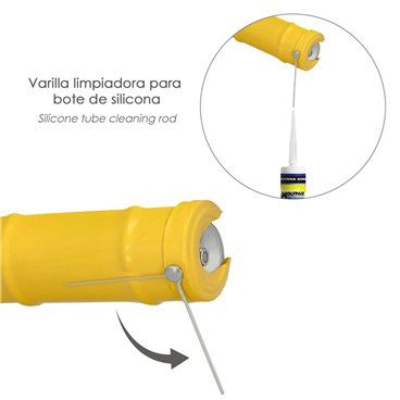 Pistola Silicona Amarilla