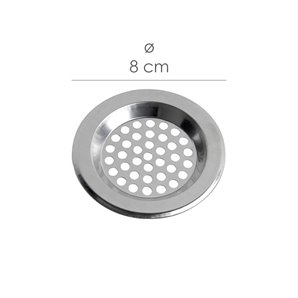 Filtro Cestillo Para Lavabo / Fregadero Inoxidable 8 cm. 2