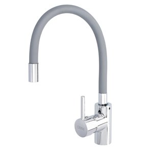 Grifo Monomando Fregadero Flexible Caño Alto, Grifo De Cocina Flexible Caño Alto
