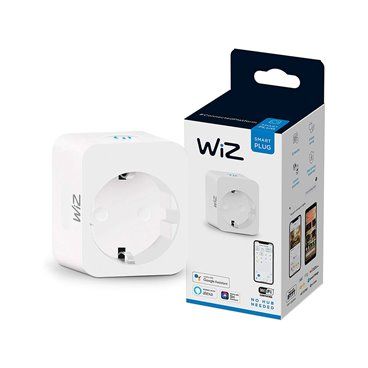 ENCHUFE INTELIGENTE WIFI PHILIPS WIZ  FUNCIONA CON WIFI Y BLUETOOTH. ESTE ENCHUFE INTELIGENTE PUEDE CONVERTIR CUALQUIER LAMPARA 