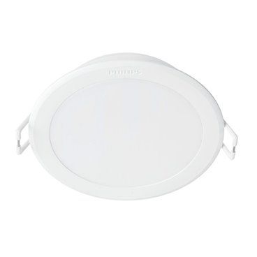 DOWNLIGHT EMPOTR. LED 6W 550Lm 6.500K LUZ FRIA MESON PHILIPS FABRICADO EN PLASTICO, COLOR BLANCO, ANGULO APERTURA 110º ,IRC80, N