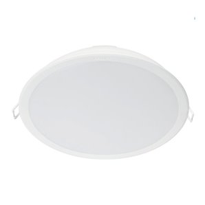 DOWNLIGHT EMPOTR. LED 24W 2.550Lm 6.500K LUZ FRIA MESON PHILIPS FABRICADO EN PLASTICO, COLOR BLANCO, ANGULO APERTURA 110º ,IRC8