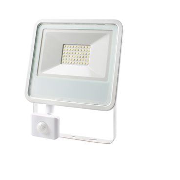 Foco proyector led 50w 3500 lm 6400k luz fria con sensor de presencia EDM