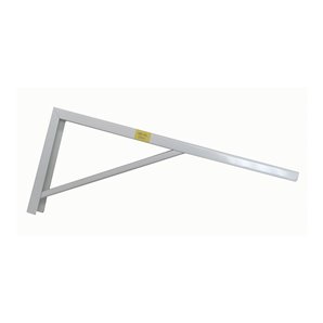 ESCUADRA DE ACERO BLANCO ROBUSTO 18X40CM. ALTA RESISTENCIA. PESO MÁXIMO RECOMENDADO 300 KG PARA 2UNI.