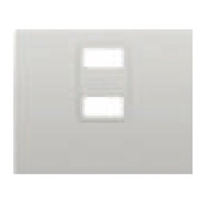 TAPA CARGADOR DOBLE USB BLANCO PERLA