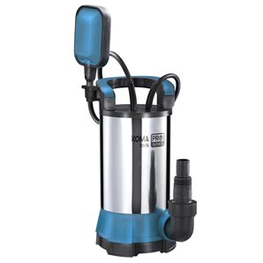BOMBA 500W INOX AGUA LIMPIA KOMA TOOLS 230-50HZ MAX. CAUDAL 10.000L/HORA, ALTURA MAXIMA 8MTS, PROFUNDIDAD DE ASPIRACION MAXIMA: 