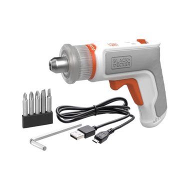   ATORNILLADOR MONTA-MUEBLES HEXDRIVER 3,6V BLACK+DECKER. ATORNILLADOR SIN CABLE PARA TAREAS DE BRICOLAJE Y MONTAJE DE MUEBLES D