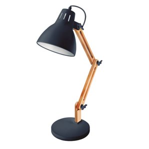 SGC 204200030 | Candeeiro de mesa Hamu E27 preto