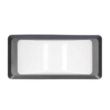 Aplique pared LED Anthe 12W 4000K IP65 Gris antracita