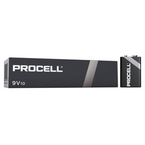 Caja 10 pilas alkalinas Procell Industrial 9V