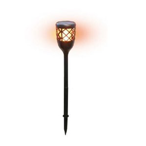 Estaca efecto fuego solar recargable/USB IP65