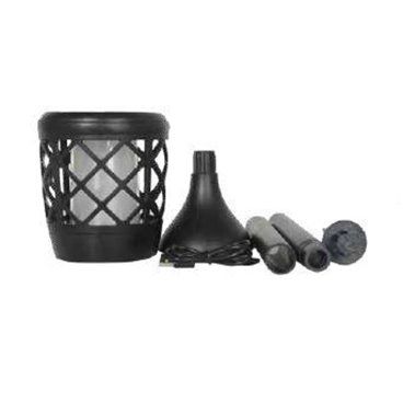 Estaca efecto fuego solar recargable/USB IP65