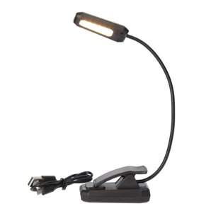 Linterna lectura LED ajustable y pinza sujeción