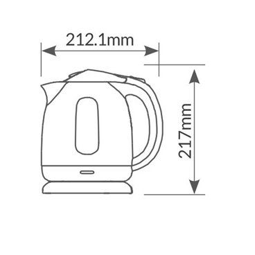 Hervidor de agua Kupla 1,7L 2200W