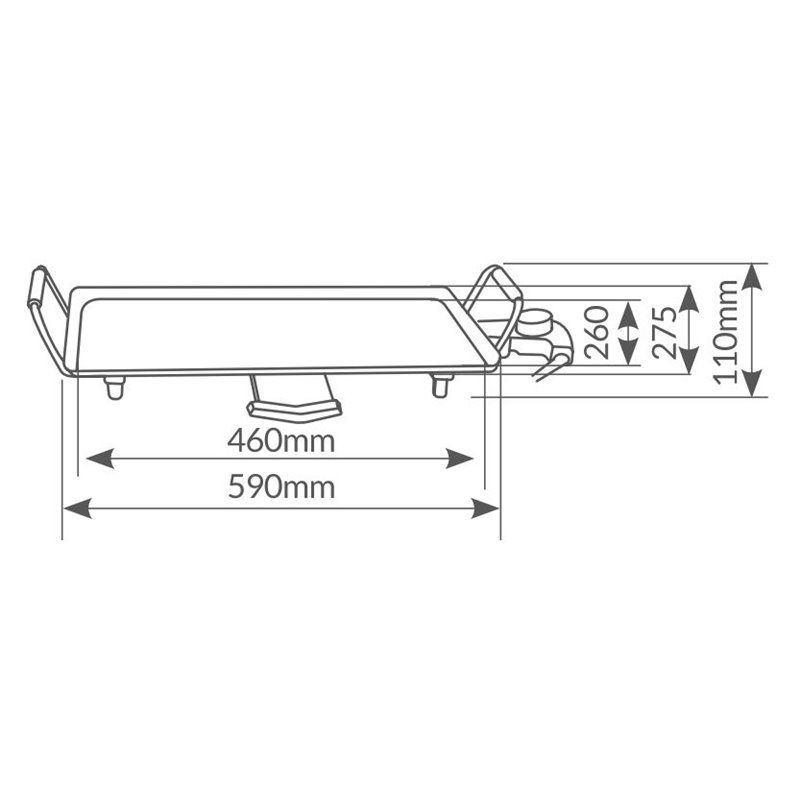 Plancha de asar Steke 2000W